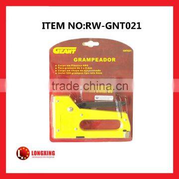 Factory Supply High Quality plastic stapler manual staple gun ,nail gun