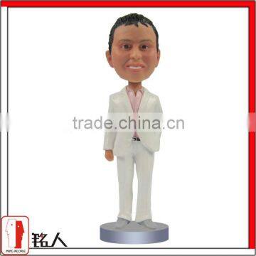 customized formal business man bobble head