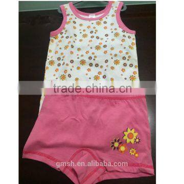 kids cotton custom vest and boxer shorts set 100 cotton underwear set so cute latest 2015