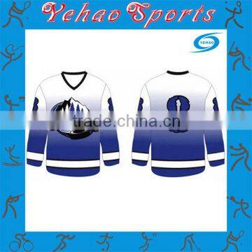 Sublimation Printing Light Weight Custom Sublimated Ice Hockey Shirt