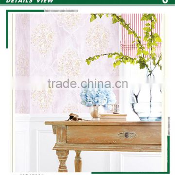 sale golden edge non woven wallpaper, old damask dry tree for decoration , nice wall decor price