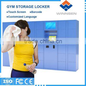 Gym automatic Deposit locker customized with RFID card reader