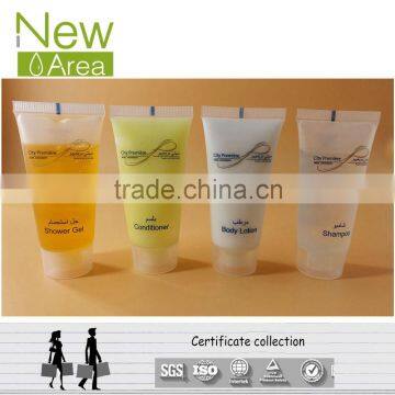 customized cheap disposable hotel cosmetic liquids Shampoo Conditioner