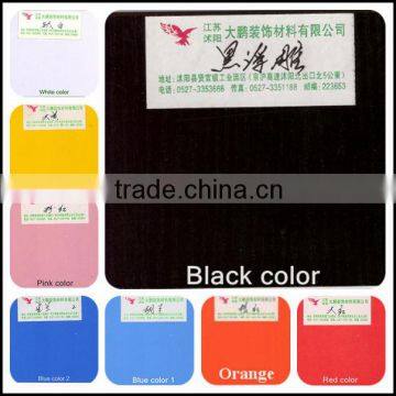 black melamine particleboard