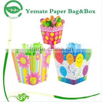 Professional Box Factory! High quality creative cute design small paper packaging box, disposable paper box