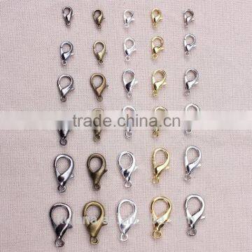 JF9714 Gold/Rhodium/Black/Silver Lobster Clasps Claw Clasp Jewelry Findings