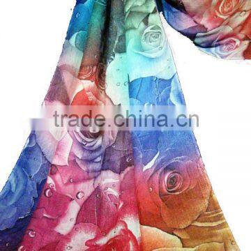 Floral Viscose scarf