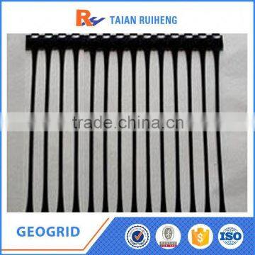 Black Uniaxial Geogrid Netting