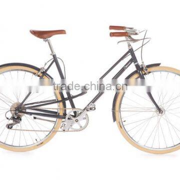 700c lady city bicycle comfort steel women city bike 7 speed bicycle factory