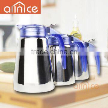 Multipurpose Kitchen Cooking Dust Leak Proof Stainless Steel Oil Pot/oil Kettle With PP Handle photo-2