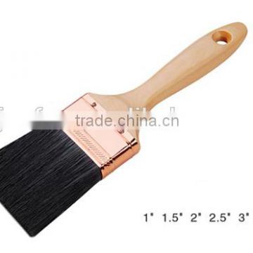 colorful wooden handle black bristle paint brush