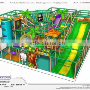 Cheer Amusement Jungle Theming Junior and Toddler Playground