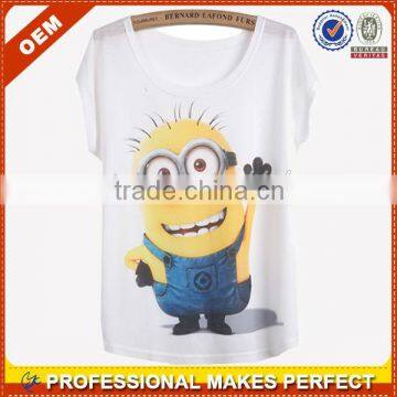Hot! Direct factory price 100% cotton customise t shirt (YCT-F0011)