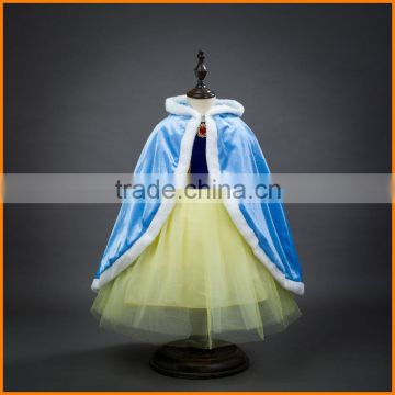 Cute Girls Princess Snow romance cloak cloak shawls wear winter clothes for children