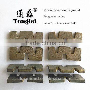 Great sharpness for dia 350-400mm saw blade diamond M segment