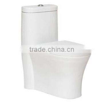 CB-9058 Bathroom Middle Easten Standard Decorative One Piece Toilets elongated toilet bowl