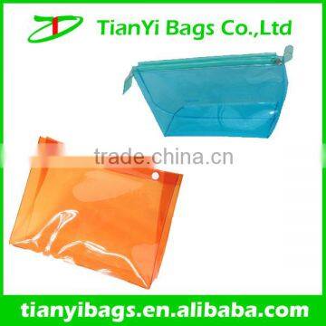 pvc cosmetic bag zipper top