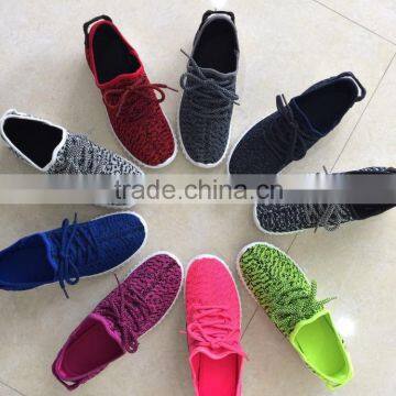 2016 Hot Selling knit fabric upper sneak shoes,led light up sneaker shoes,                        
                                                Quality Choice