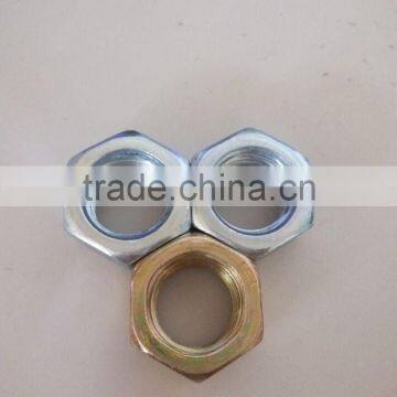 din934 4.8grade nut M8 with zinc palted fastener made in hebei handan