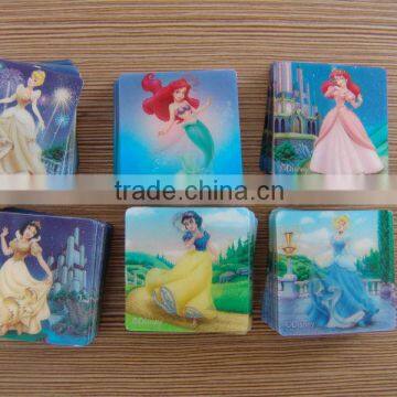 2013 custom 3D lenticular card for children