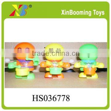 Wind Up Toy with Drum, Plastic Wind Up Playing Drum Cartoon Toy