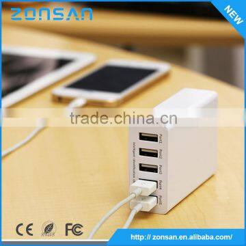 CE,ROHS,FCC Approved 5port super usb charger , ODM/OEM quick deliver power sockets with smart IC