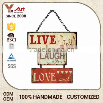 Nice Design Make To Order Antique Style Supermarket Wholesale Vintage Decor Metal Sign Signs