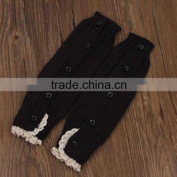 2015 Hot Sale Leg Warmers Long Cotton Women Wholesale Lace Boot Socks photo-3