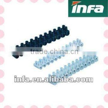 10A U type insulated cable terminal blocks strip