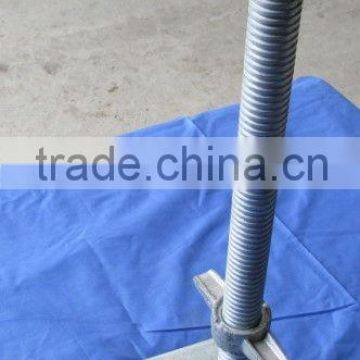 Adjustable Jack base for ringlock scaffolding