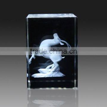 Wholesale k9 glass crystal laser engraving gifts 3d laser crystal cube