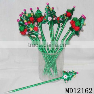 Christmas tree designed ball pen for Christmas promotional gifts