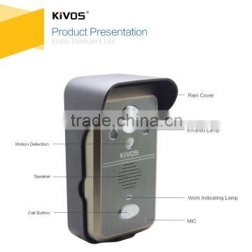 Wireless video door phone strong signal intercomwith 8GB memory card