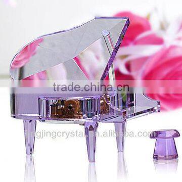 Soft purple crystal glass music present with appealing appearance