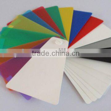 2013 high quality colorful matt PVC sheets for cards