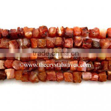 Carnelian Hand Knapped Square Nuggets