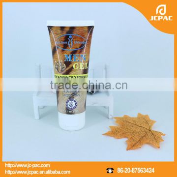 35mm label pe round packing tube, pe tube for man gel