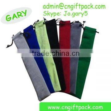 Custom Velvet Drawstring Pouch bag for Pen Chopsticks