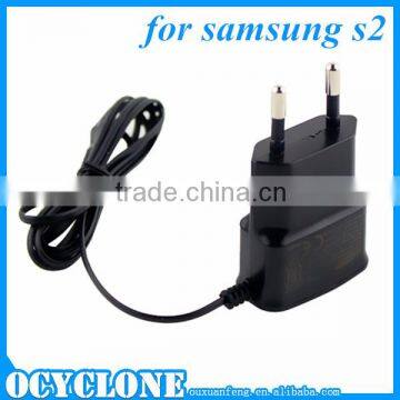 EU plug pin wire charger for samsung galaxy s2 i9100