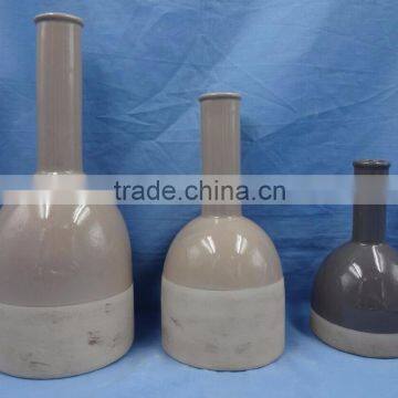 high quality white fiberglass ceramic vase