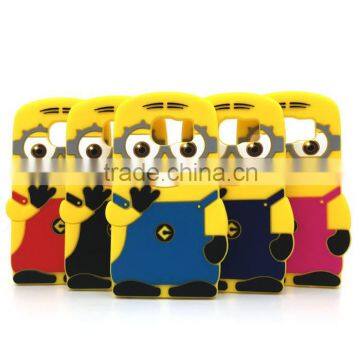 Despicable me silicon phone case for huawei,Yellow Minions silicon phone case for huawei,cheap silicon phone case for huawei