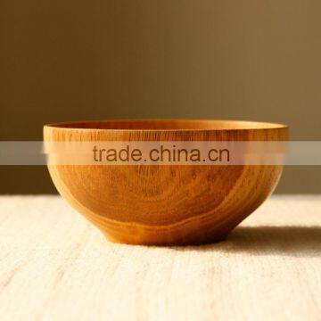 Wholesales high quality customized decorative round wooden bowl