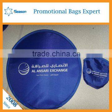 Custmoized AD Fabric Fribee Fan Folding Fabric Fribee photo-2