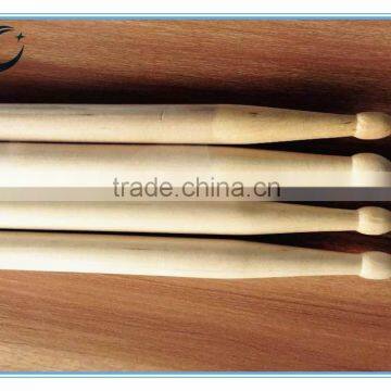 2015 high quality drumstick musical instrument drumstick wooden drumstick with logo printing rock wooden drumstick