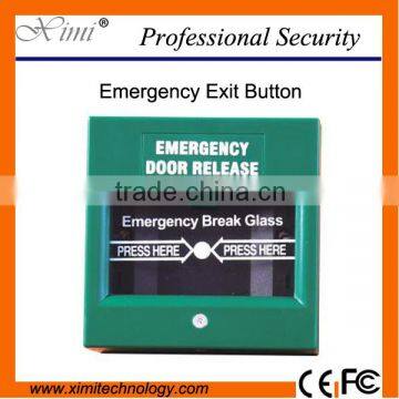 Door release glass break alarm button break glass fire emergency exit door release button for access control system E01