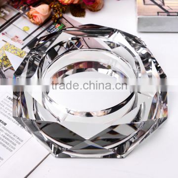 New year crystal glass new design customize silicone funny ashtray