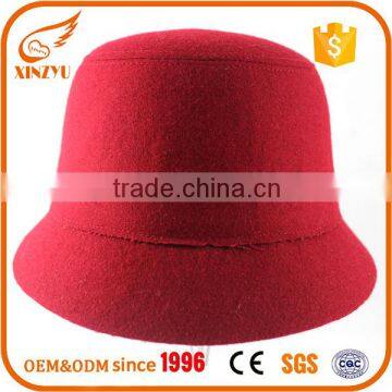 Good quality cheap women fedora hats red grey blank fedora women hats                        
                                                                                Supplier's Choice