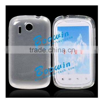 clear Soft TPU Gel Crystal Jelly Case Cover For HTC Explorer Pico A310E