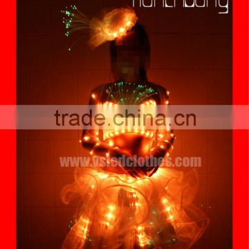 Programmable LED Latin dance dress, belly dance costume 2016 hot