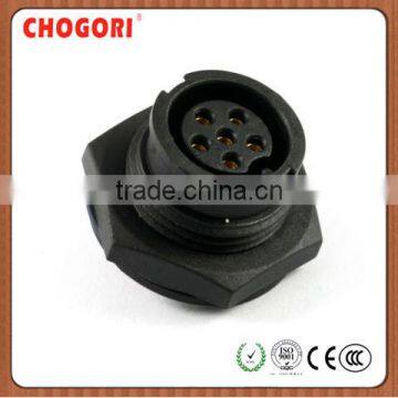 6 pin front panel mount connector